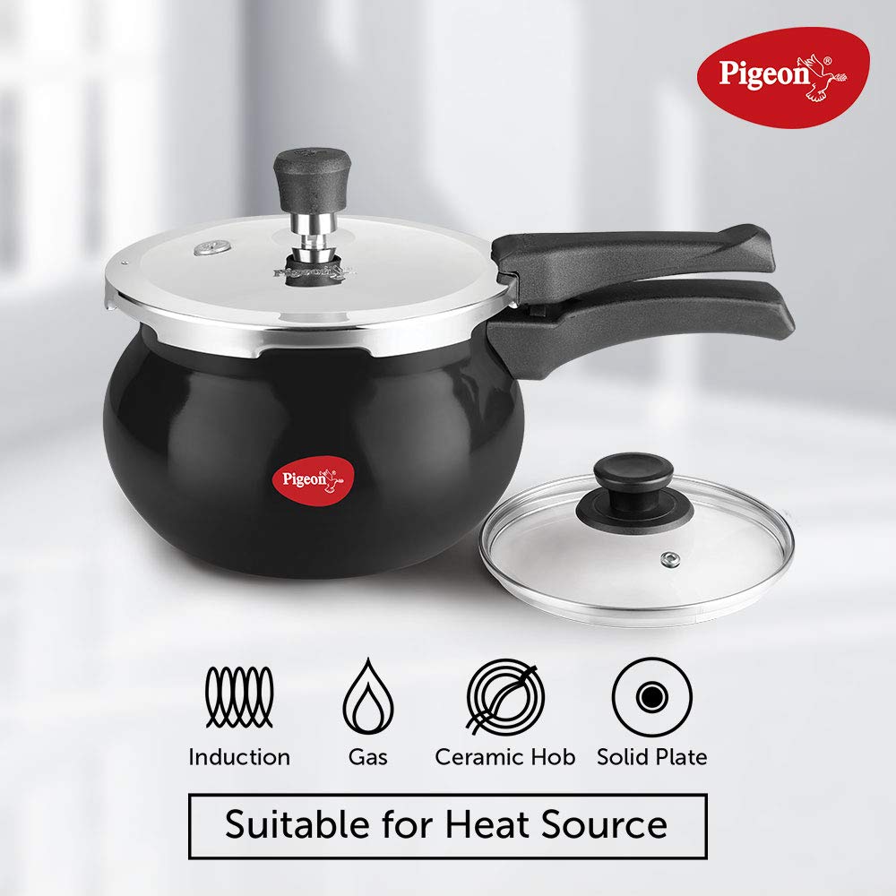 Pigeon titanium hard anodized pressure cooker 3 discount litres